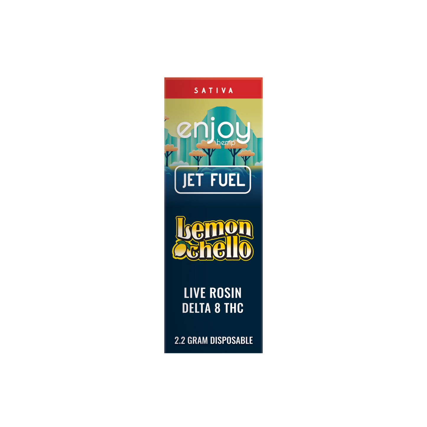 Enjoy: Jet Fuel Delta 8 THC Disposable Vape 2.2g - Lemonchello