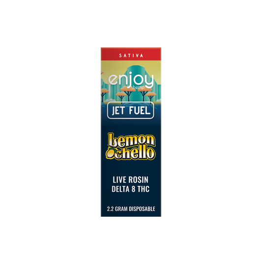 Enjoy: Jet Fuel Delta 8 THC Disposable Vape 2.2g - Lemonchello