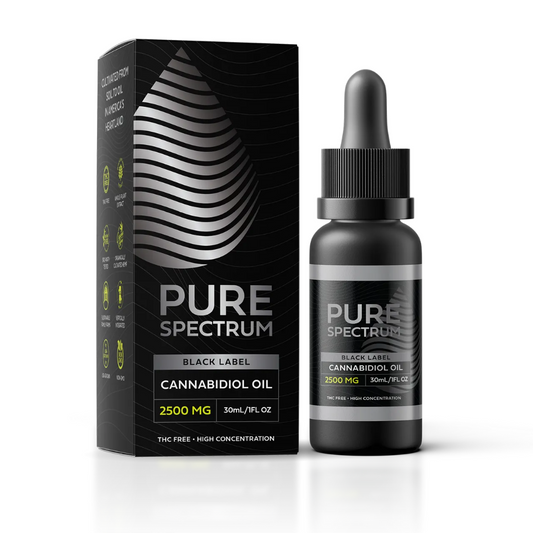 Pure Spectrum Black Label 2500mg CBD Oil