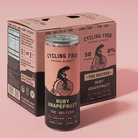 Cycling Frog: Ruby Grapefruit Seltzer 6pck