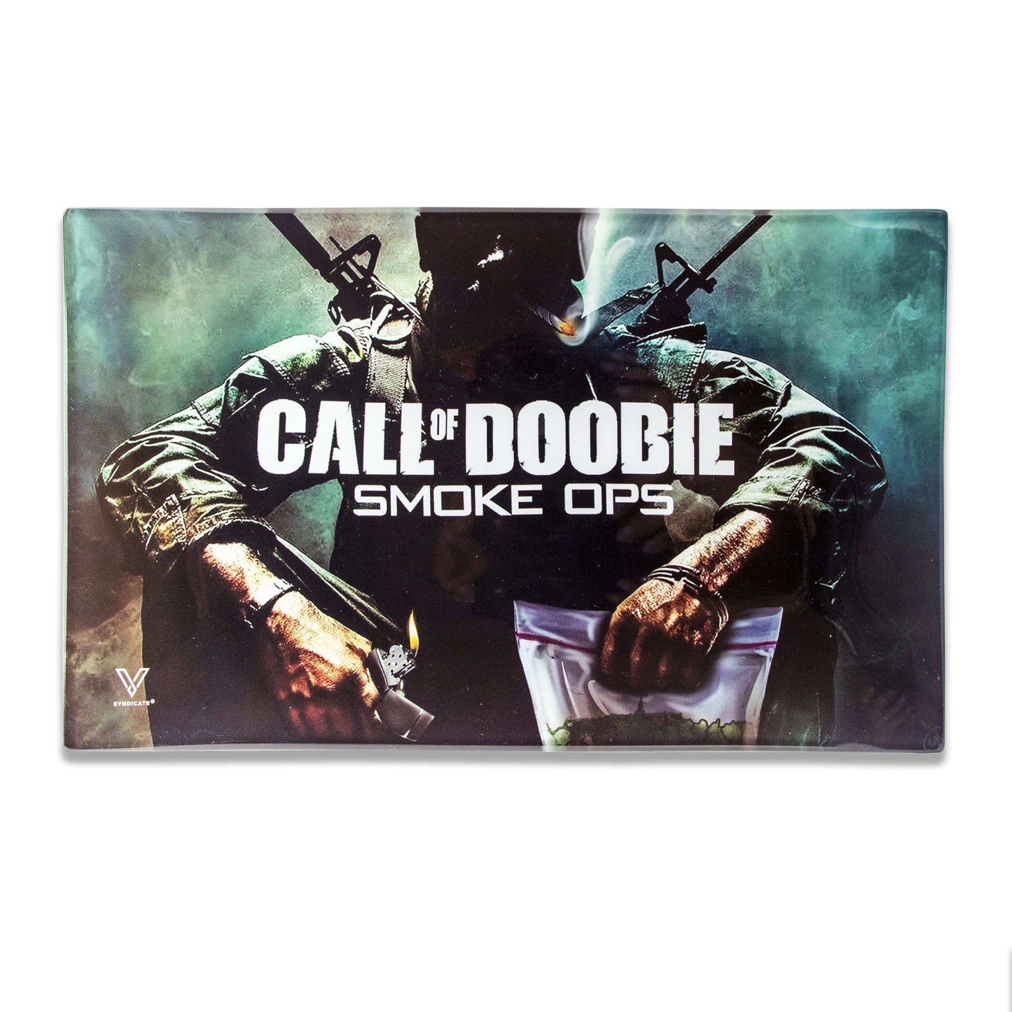 Call of Doobie Glass Rollin' Tray