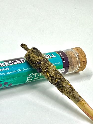 Delta 8 Dressed CBD Pre Roll – Blue Lotus – 100% Organic