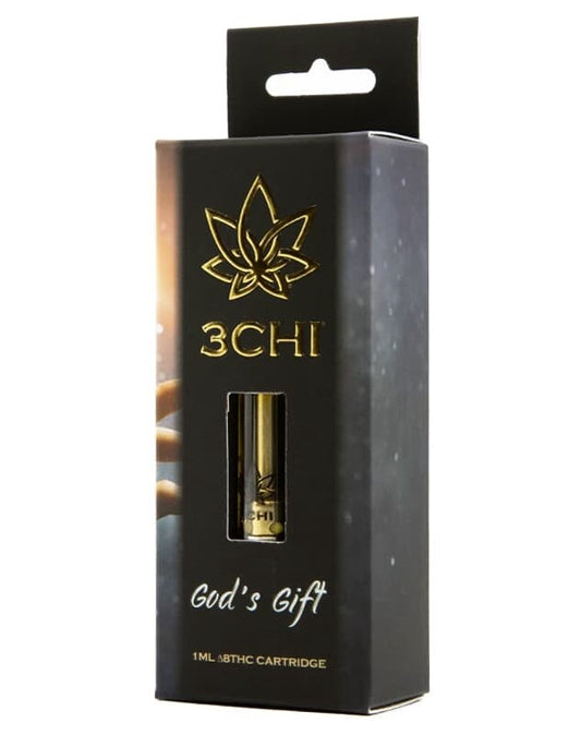 3Chi: Delta 8 THC Vape Cartridge God's Gift (Indica Hybrid) 1 ml