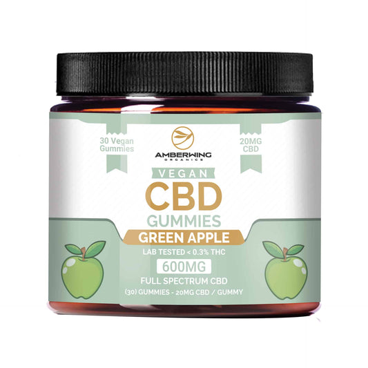 Full Spectrum Vegan CBD Gummies – Green Apple