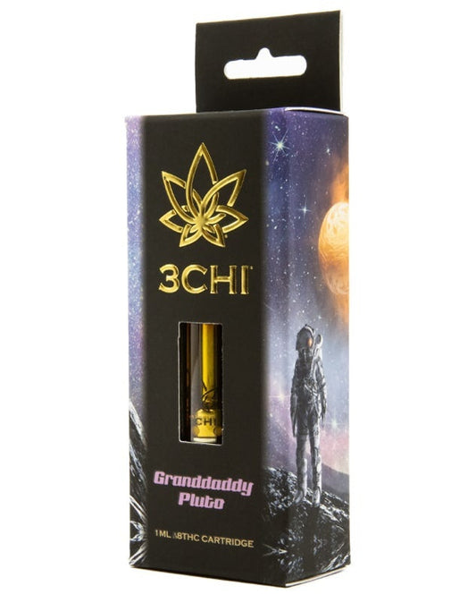 3Chi: Delta 8 THC Vape Cartridge Granddaddy Pluto (Indica) 1 ml