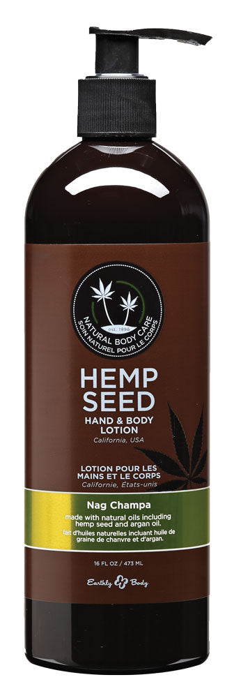 16oz Earthly Body Hemp Seed Hand & Body Lotion