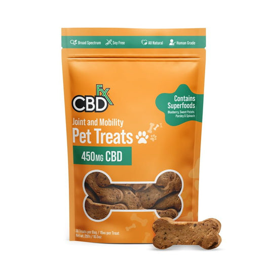 CBDfx - CBD Pet Treats - Joint and Mobility Treats - 15mg